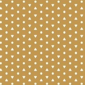small satisfying shapes - gold