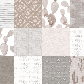 Arizona Patchwork- taupe