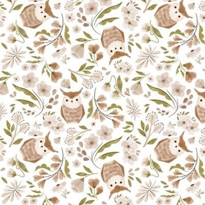 Small Owl Floral