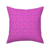 golf figure scatter bright pink