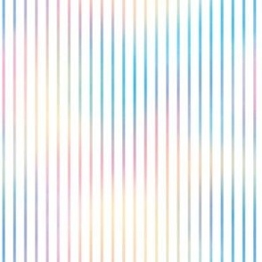 Watercolor Pinstripe: Yellow, Pink, Blue (1/4 in spacing)