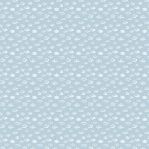 Chalk Blue Fabric, Wallpaper and Home Decor
