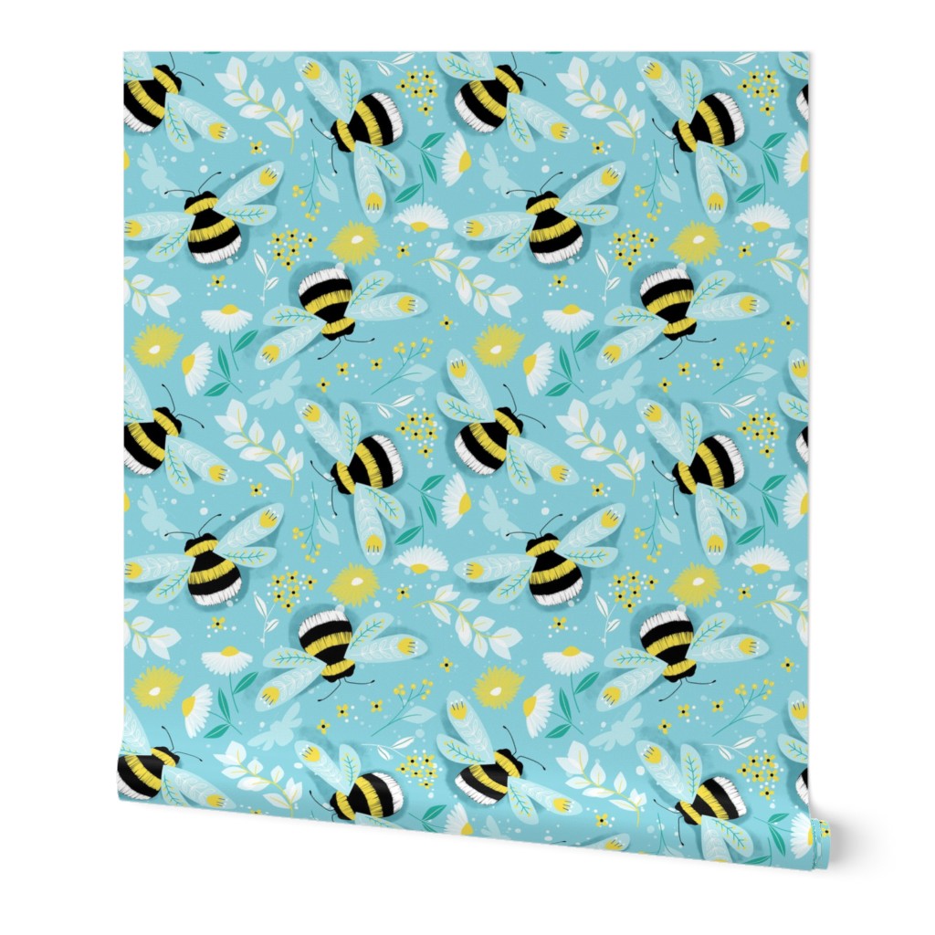 save the bees blue