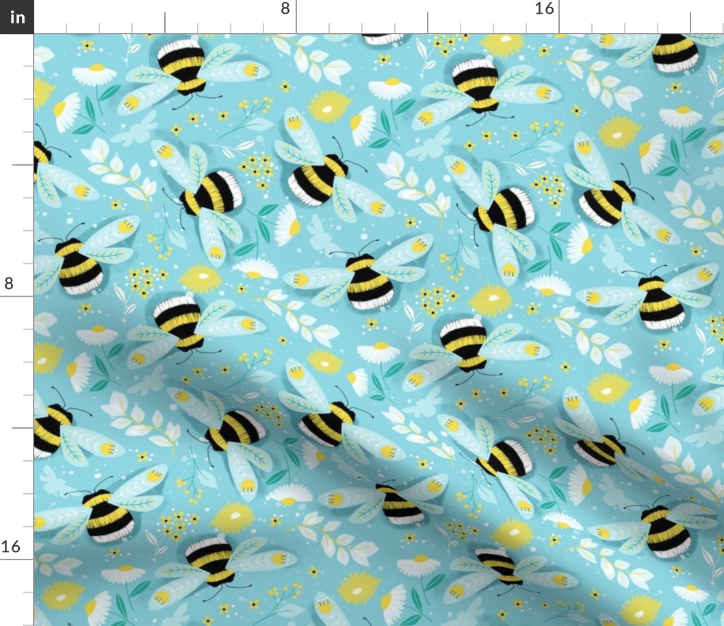 save the bees blue