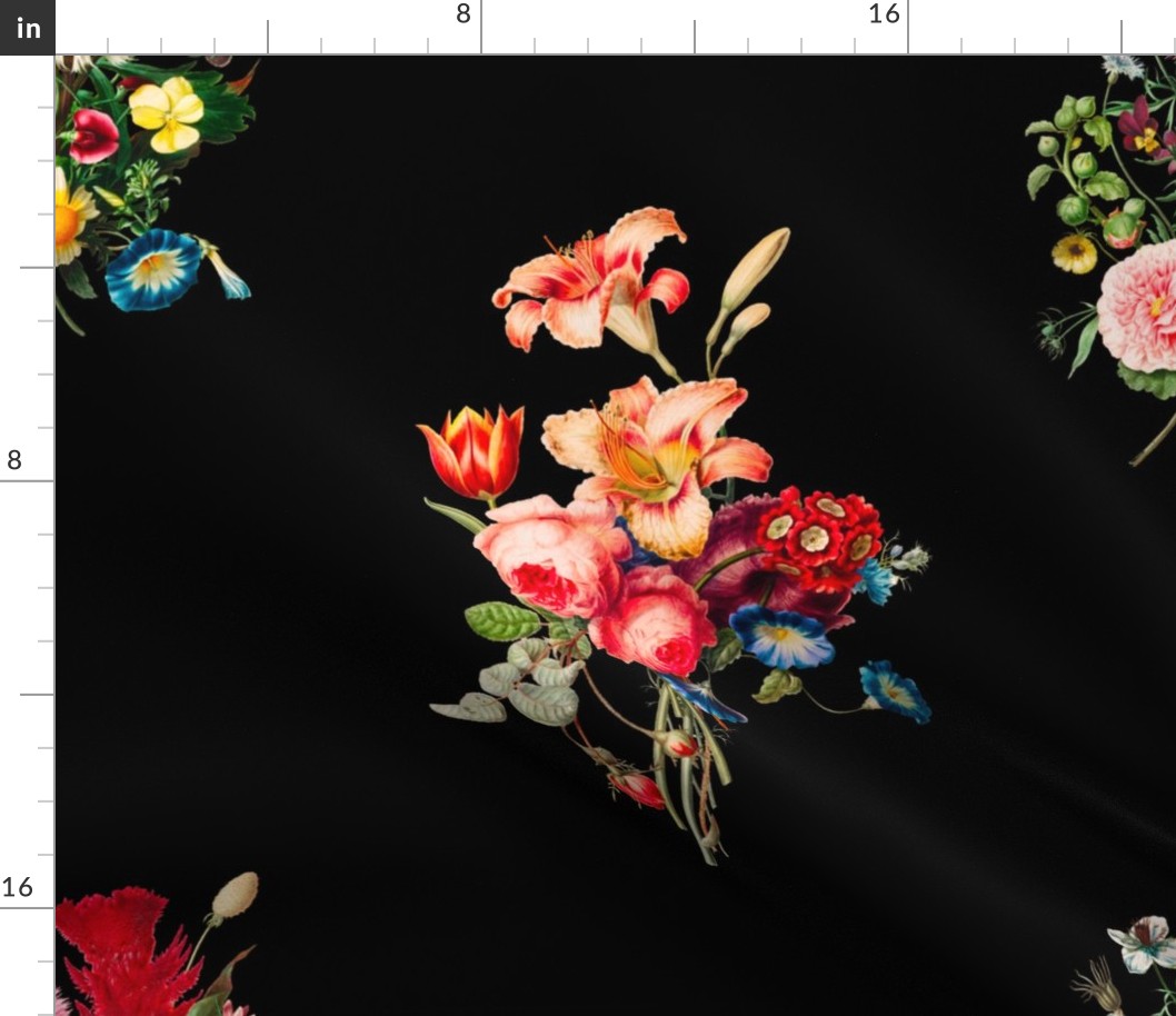 Vintage flowers ,roses ,floral , summer,spring pattern 