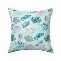 Sea Shells I on Aqua | Underwater World Collection I S