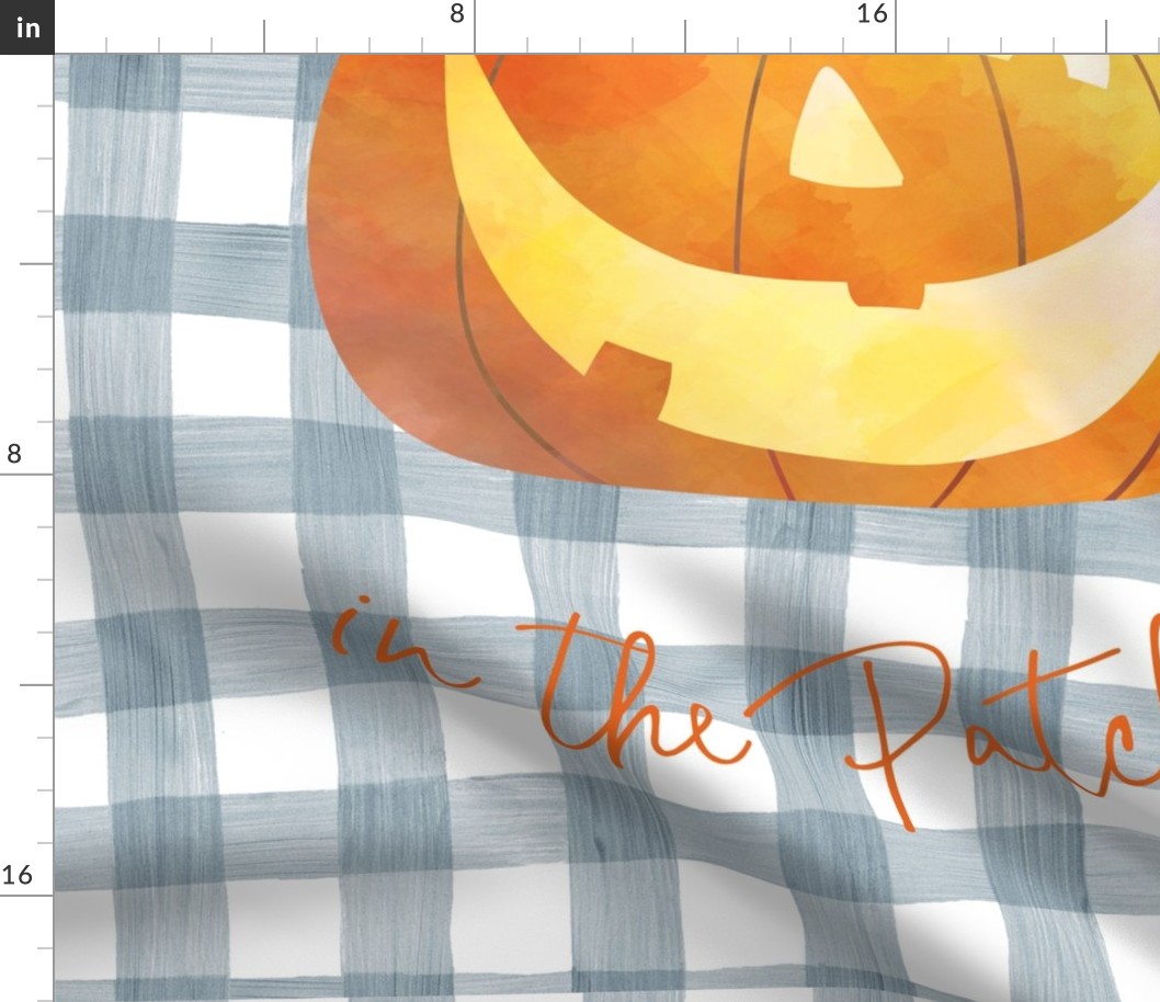 27x36 blanket pumpkin