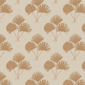 Tropical Leaves Beige_Iveta Abolina