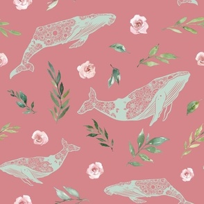 mint whale pink 