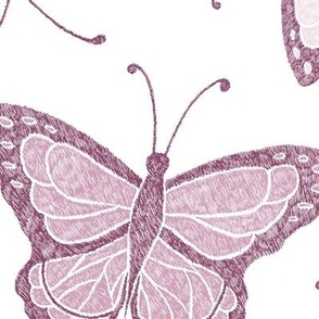 Butterflies Jumbo - purple