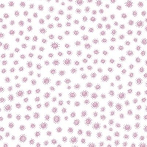 Spiky dots - purple