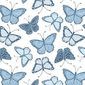 Butterflies - blue