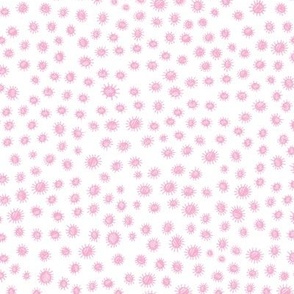 Spiky Dots - bright pink
