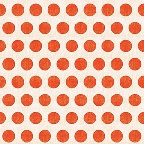 Orange Polka Dots