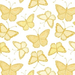 Butterflies - yellow