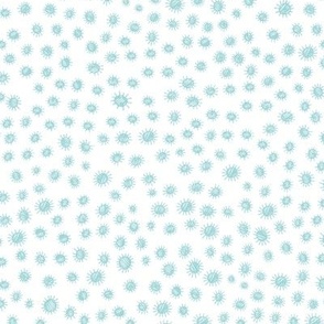 Spiky Dots - turquoise