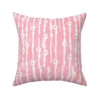 Shibori Beads Light Pink to match handpainted botanicals