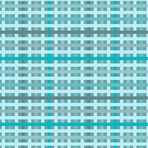 Summer Grid  blue-turquoise