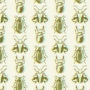 Retro Bugs in Olive 