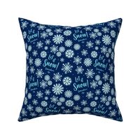 Medium Scale Let It Snow Somewhere Else Funny Sarcastic Winter Snowflake Holiday Humor