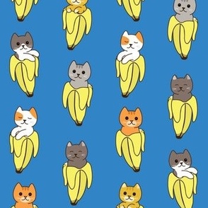 Banana Cats - Light Blue