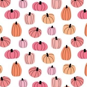 Sweet Pumpkins in pink and orange