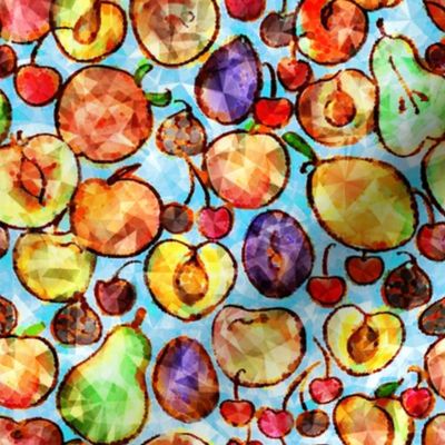 Stone Fruit Geometric