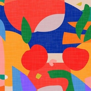 Abstract Fruits - Colorful Summer / Large