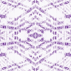 Abstract Geometric Structure Purple