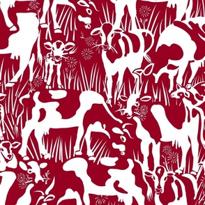 Meadow Cows | Red