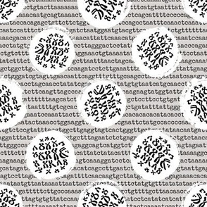 DNA dots-light grey & black