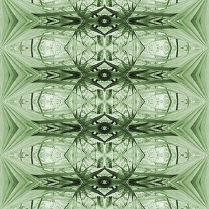 Fan palm coordinate pattern 1/green