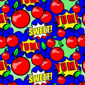 Cherries Pop Art