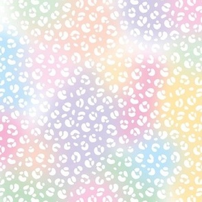 Boho leopard ombre gradient love animal trend panther with color shade and gradients background kawaii rainbow