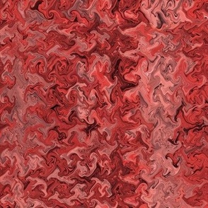 Red Marble Waves