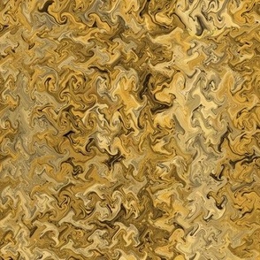 Yellow Marble Waves