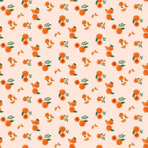 Peaches on Pink - small / micro