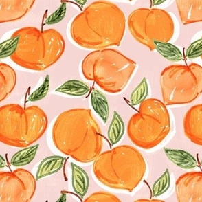 illustrated peaches