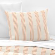 French Farmhouse Kitchen Stripes Peach Fuzz ffbe98 pantonecoty2024