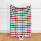 Watercolor Christmas Plaid Regular Scale