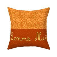 Summer Fleurs Bonne Nuit Pillowcase Orange