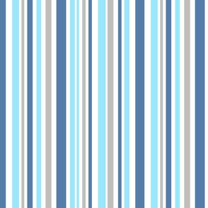 Stripes, Blue, "Sea Life", Coastal, Nautical, Striped, Blue, Tan, Taupe, boys, beach, coastal, tropical, summer, "JG Anchor Designs" by Jenn Grey