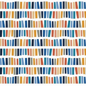 Shelf Reading Rainbow Book Spines - Wavy
