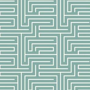 The Maze - teal