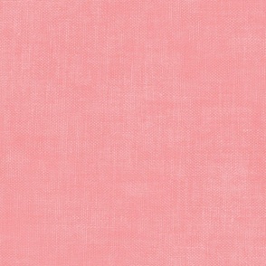 Perfect Peach Pink with woven canvas texture 