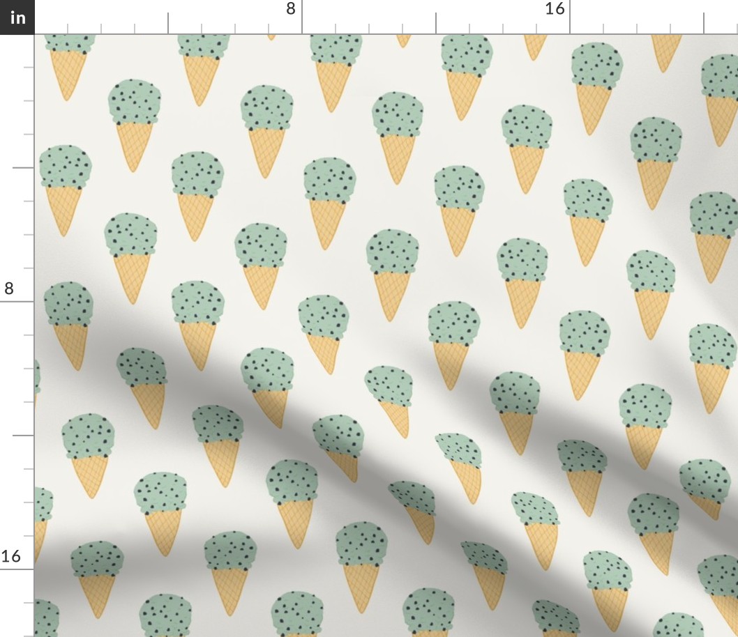 Ice Cream Cones offwhite/mint by DEINKI (medium scale)