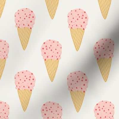 Ice Cream Cones offwhite/pink by DEINKI (medium scale)