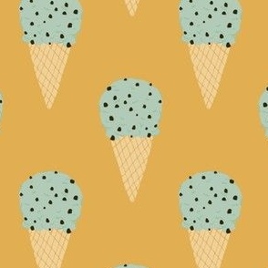 Ice Cream Cones yellow/mint by DEINKI (medium scale)