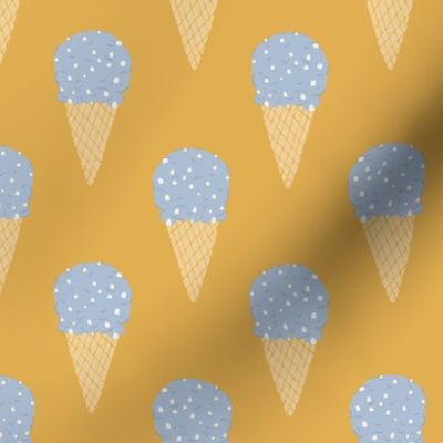 Ice Cream Cones yellow/blue by DEINKI (medium scale)