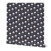 Happy Raindrops navy by DEINKI (medium scale)